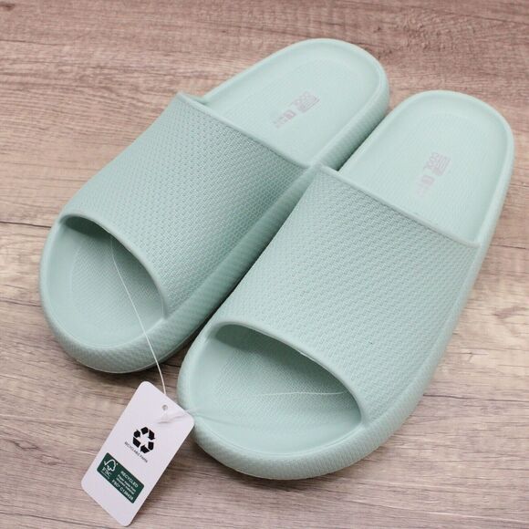 32 Degrees Women's Cushion Slide Shower Sandal, Mint Green, L (W9-10/M7-8) - Picture 1 of 5